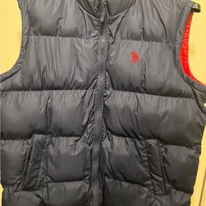 U.S. Polo Assn. Navy and Red Vest